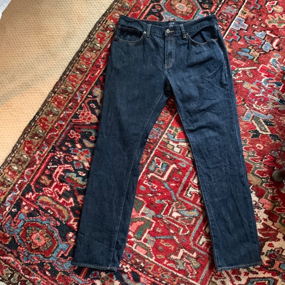 J . Crew Mens Driggs Jeans W33 x L32